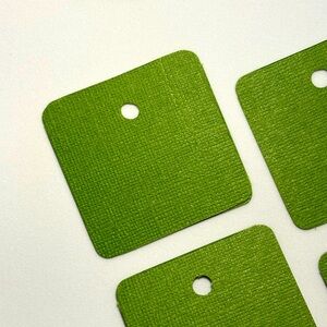 💚 Square Green Gift Tags 💚